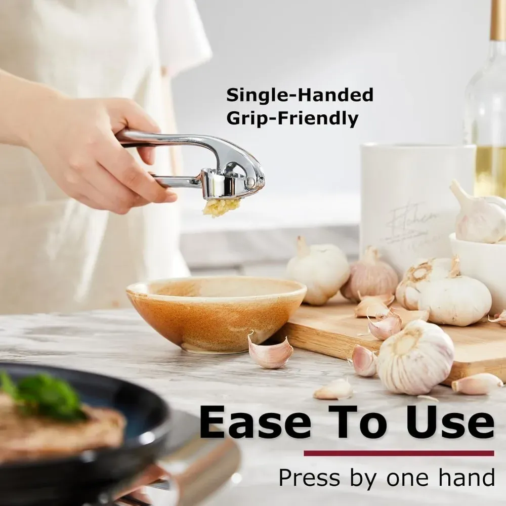 Presse-ail, mise en situation dans la cuisine