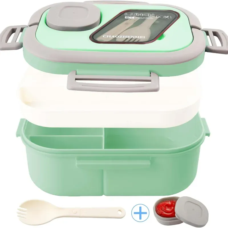 Boîte à lunch isolée à double paroi, boîte bento scellée pour la conservation de la fraîcheur, pour adultes, 1 pièce 4