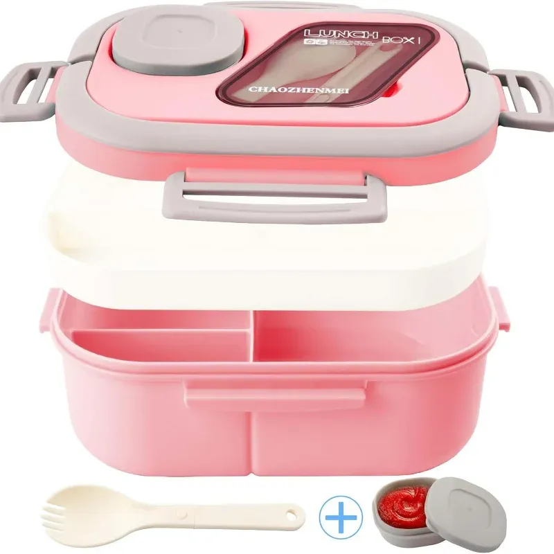 Boîte à lunch isolée à double paroi, boîte bento scellée pour la conservation de la fraîcheur, pour adultes, 1 pièce 9