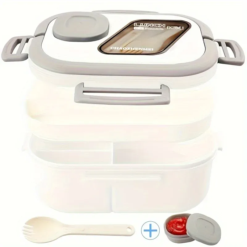 Boîte à lunch isolée à double paroi, boîte bento scellée pour la conservation de la fraîcheur, pour adultes, 1 pièce 7