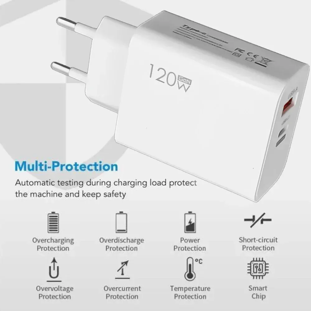 Câble USB Type-C et chargeur en situation