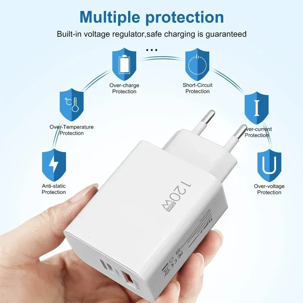 Chargeur rapide avec smartphone