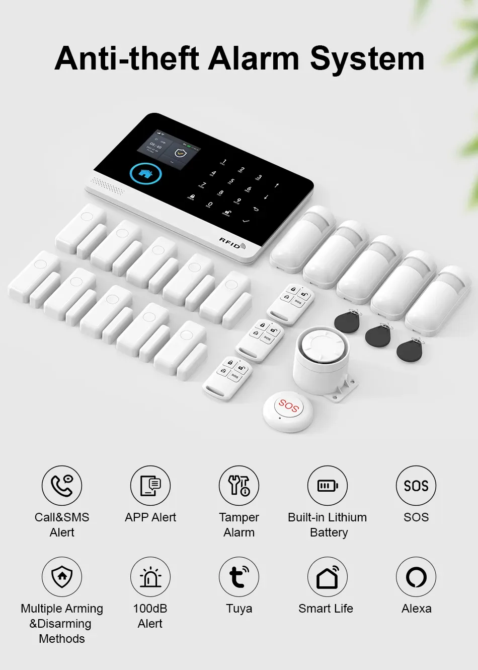 Système d'alarme GSM intelligent pour la maison