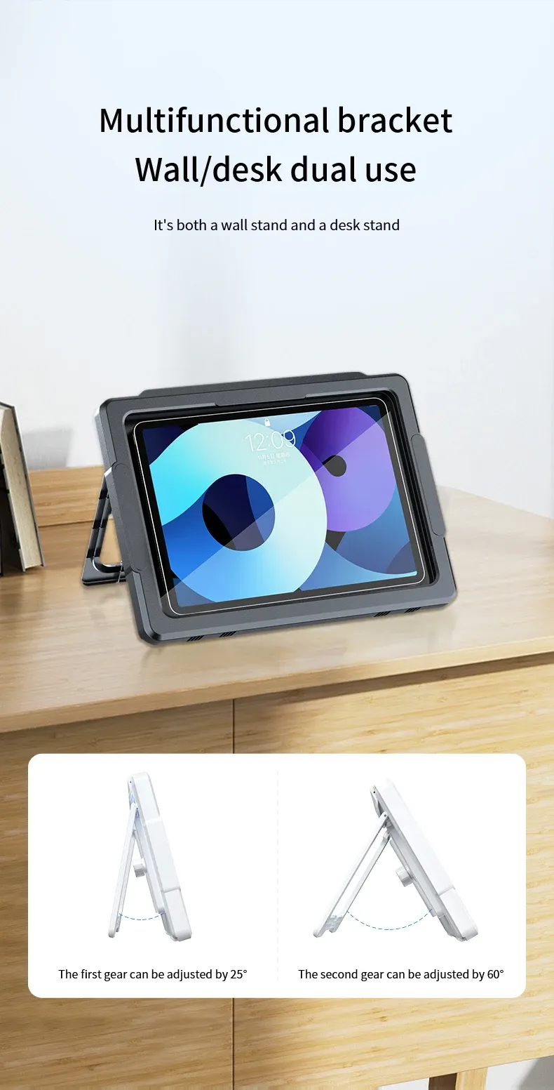 Support de tablette en situation d'utilisation