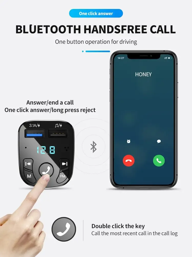 Lecteur MP3 de voiture en situation d'utilisation
