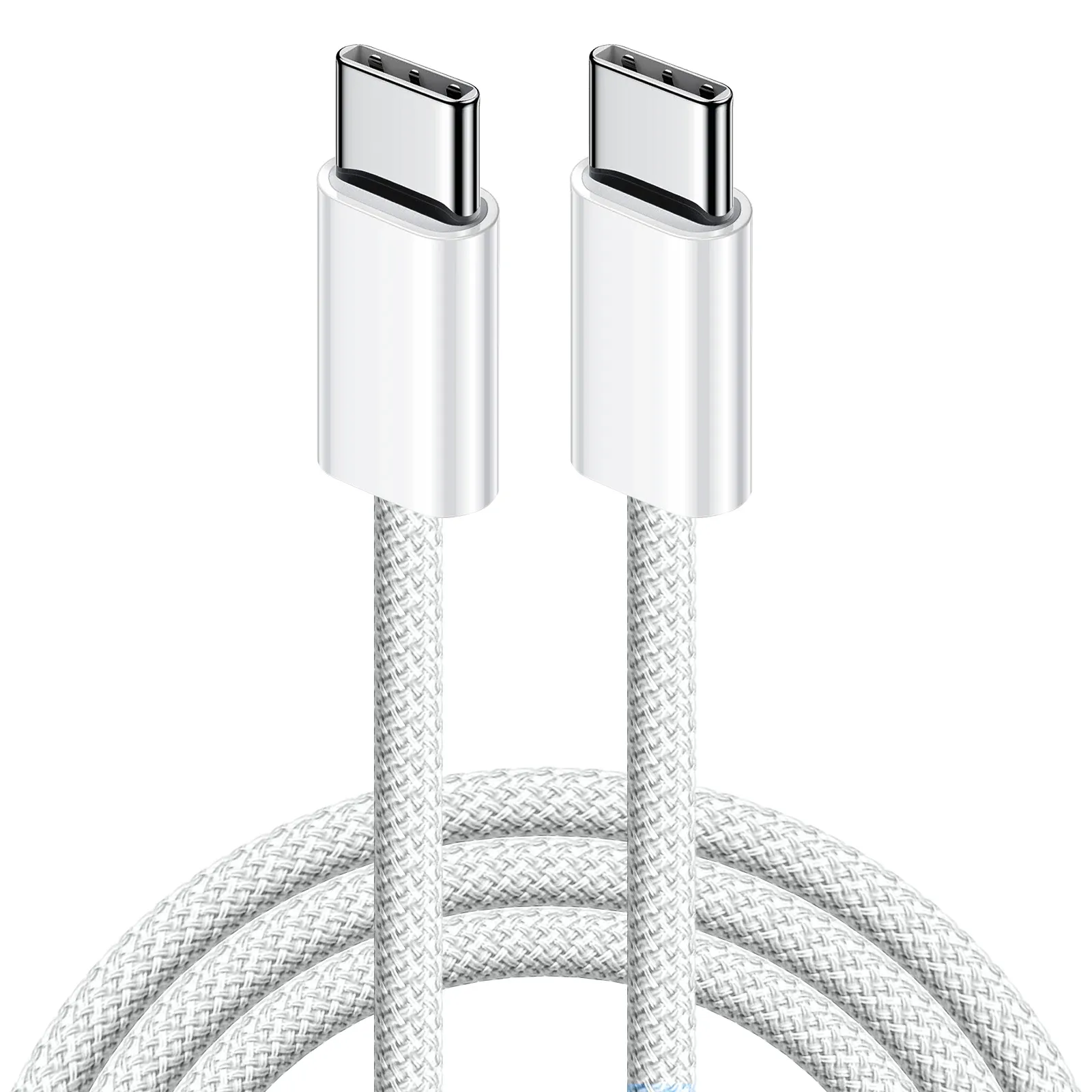 Câble USB-C vers USB-C 60 W, câble de données pour iPhone 15, 16 et 17, Samsung, Xiaomi, charge rapide, 1 m / 2 m 7