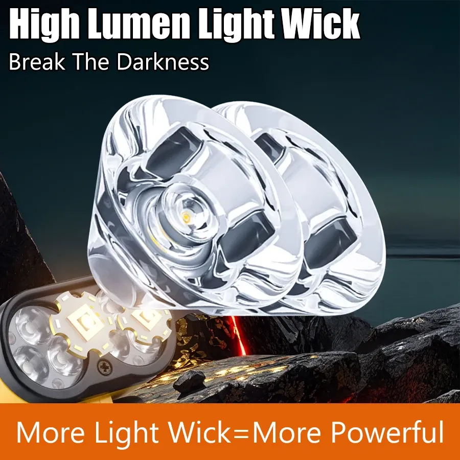 Lampe frontale LED à capteur intelligent, lampe de poche rechargeable avec affichage de puissance, pour l'équitation, la pêche, le camping et les activités de plein air, port USB-C 2