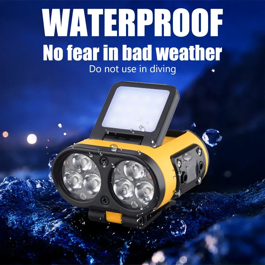Lampe frontale en usage extérieur