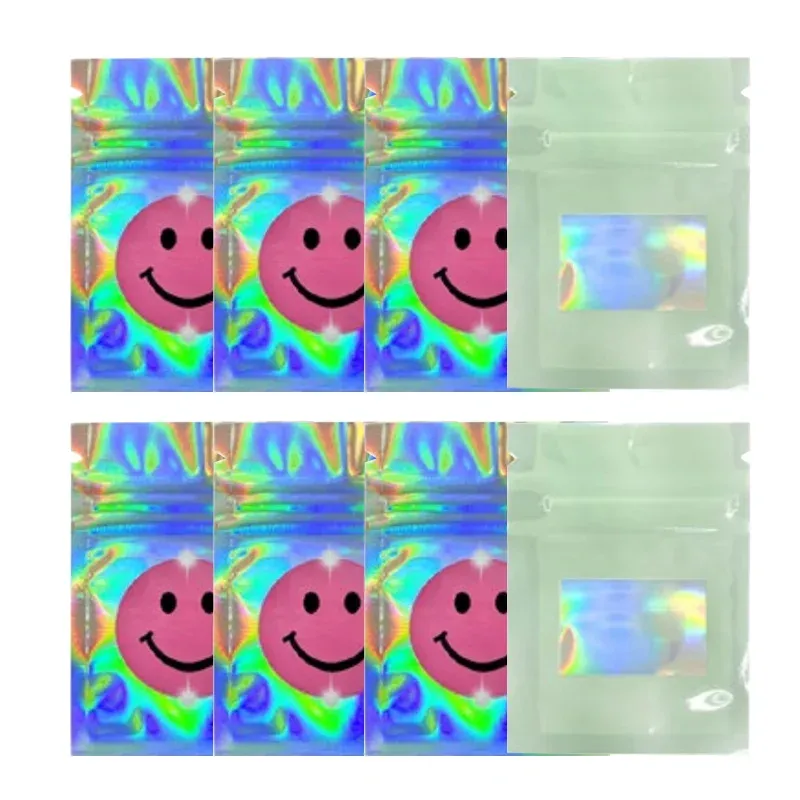 Petits sacs de rangement plats en plastique, vue détaillée