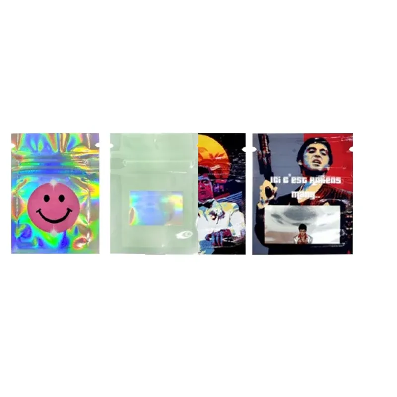 Sachets plats refermables en Mylar 5 x 7 cm pour aliments 8