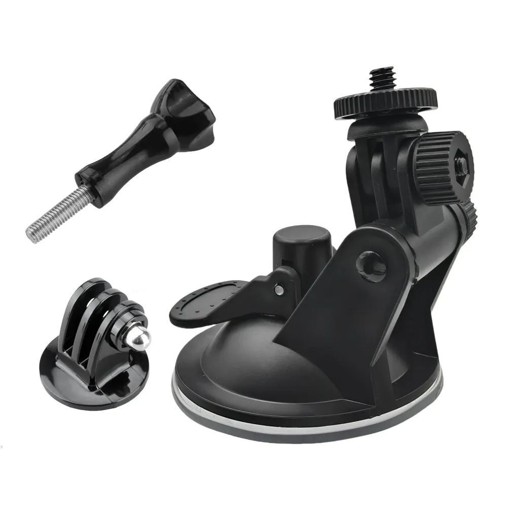 Support de pare-brise à ventouse pour caméras d'action GoPro Hero 13, 12, 11, 10, Insta360 X3, X4 et DJI Osmo Action 5 Pro 8