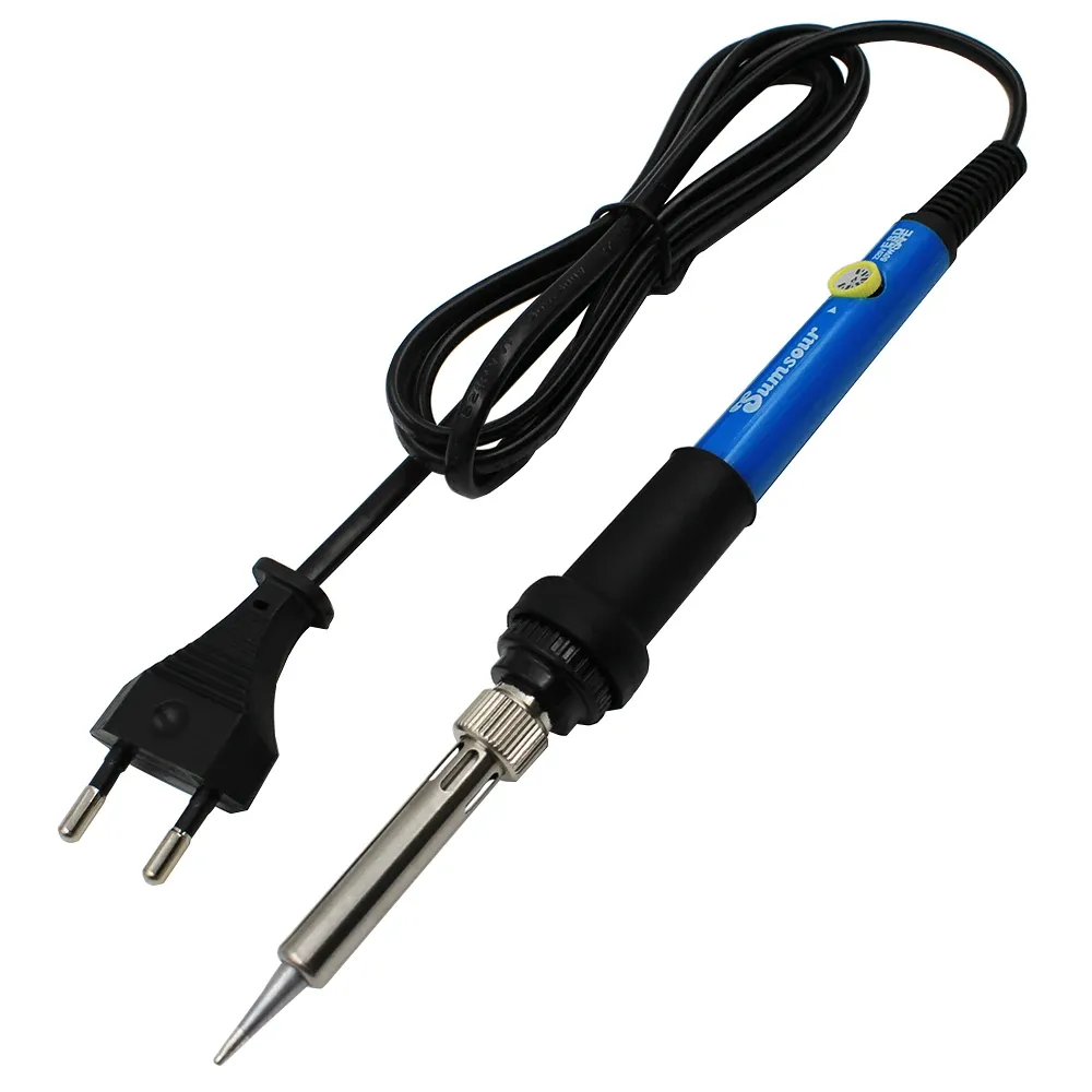 Fer à souder électrique 220 V / 110 V 60 W à température réglable, station de soudure avec 5 pointes, fiche UE 3