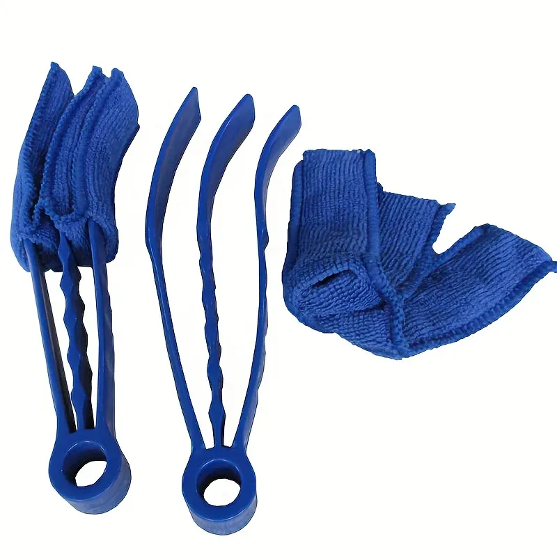 Brosse de nettoyage domestique, lingette pour fentes et angles morts, nettoyeur réutilisable pour stores de fenêtre, 1 pièce 3