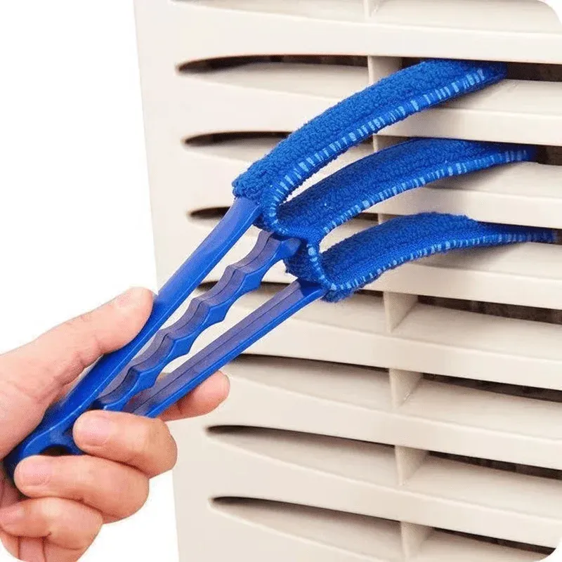 Brosse de nettoyage domestique, lingette pour fentes et angles morts, nettoyeur réutilisable pour stores de fenêtre, 1 pièce 6
