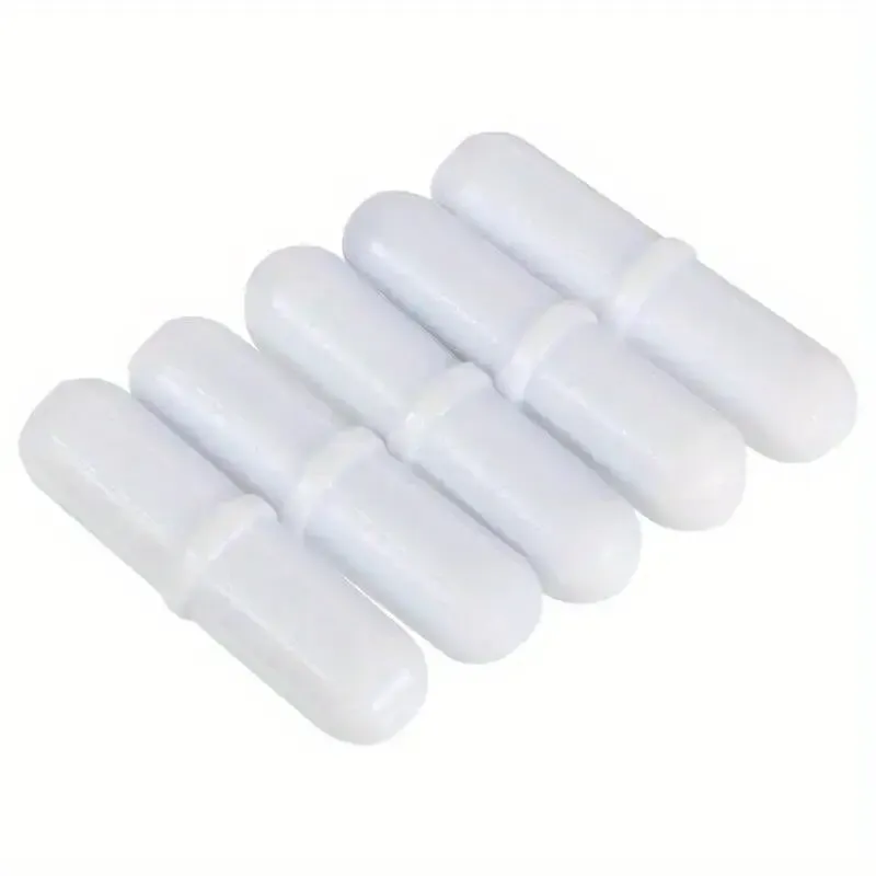 Barreaux aimantés de laboratoire B6 x 20 mm, lot de 5, agitateur magnétique rotatif, revêtement PTFE - Image 1