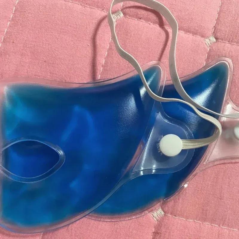 Masque rafraîchissant pour les yeux, détail du design