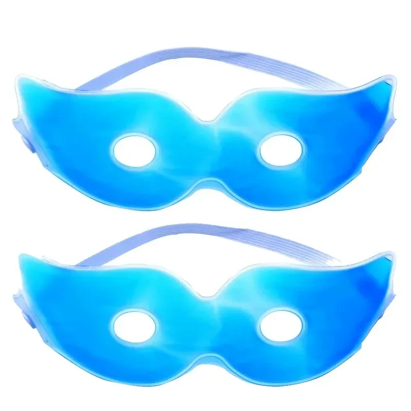 Lot de 5 masques rafraîchissants en gel pour les yeux réutilisables, soulagement de la fatigue oculaire et réduction des gonflements 7