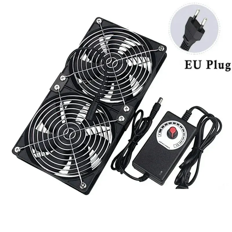 Ventilateur de refroidissement 120 mm avec contrôleur, 3000 tr/min, 12 V / 220 V pour armoire serveur 8