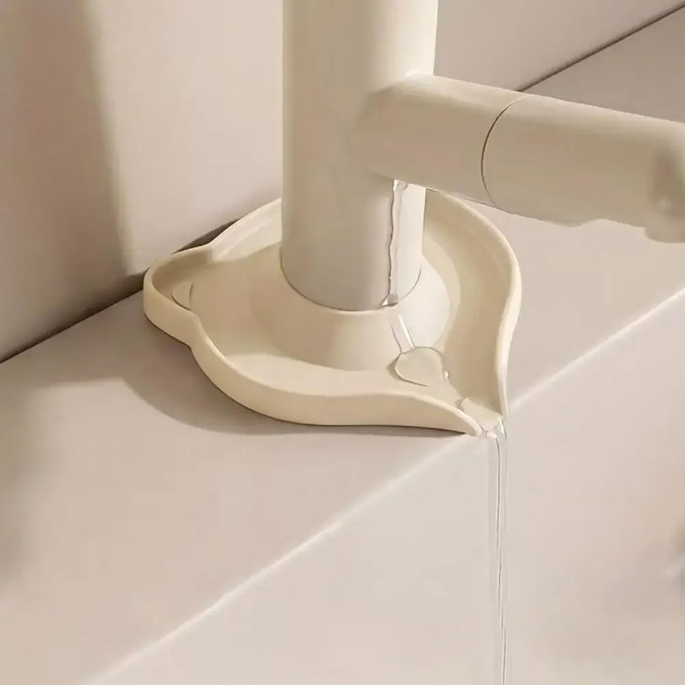 Tapis anti-éclaboussures en silicone pour robinet de cuisine avec support de drainage rapide pour évier - Image 1
