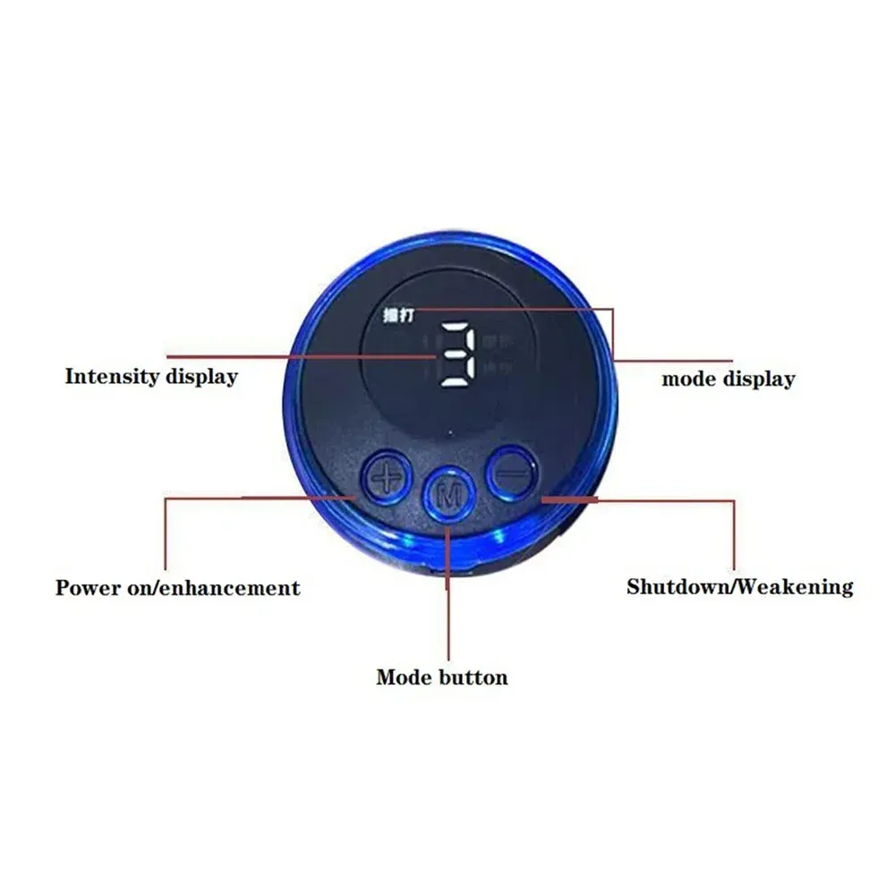 Mini patch de massage électrique portable, vue détaillée