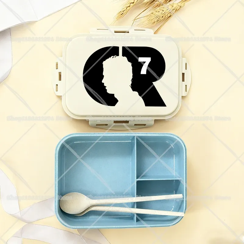 Boîte à repas bento CR7 au motif dessin animé football, boîte à goûter pour enfants et adultes, idéale pour l'école, le bureau, le pique-nique ou le dîner, idée cadeau pour garçons et filles 21