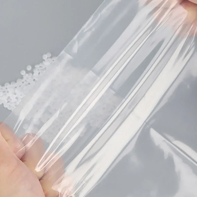 Sachets de stockage transparents en gros plan