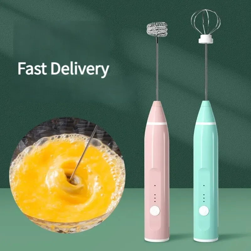 Mousseur à lait électrique portable rechargeable par USB 5