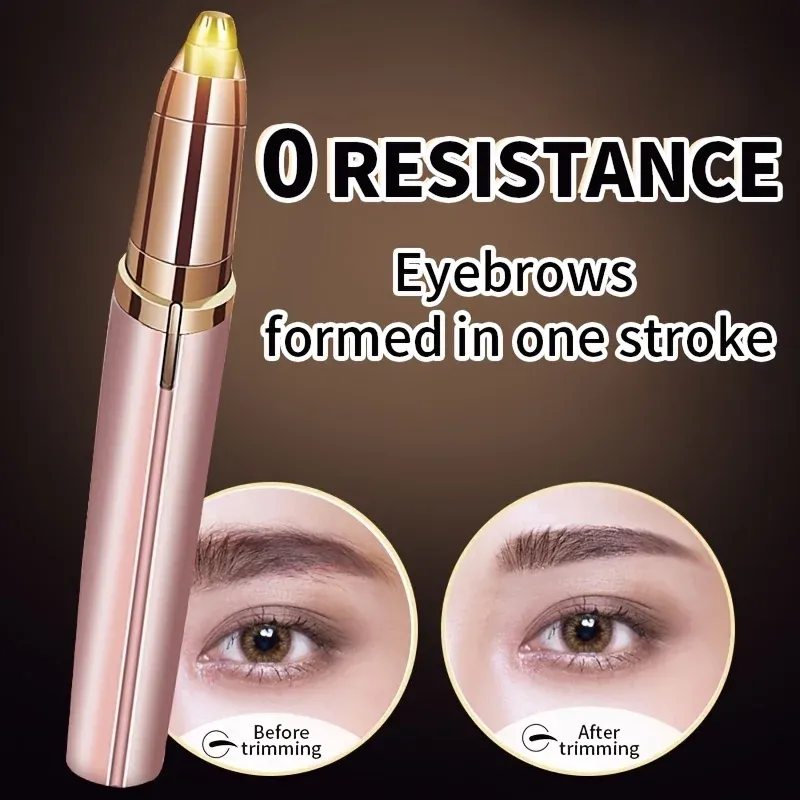 Rasoir électrique indolore pour femmes, épilateur rechargeable pour sourcils et visage 5