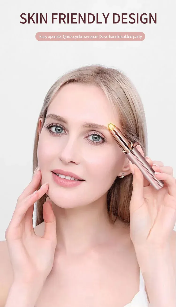 Rasoir électrique pour sourcils, mise en valeur du produit