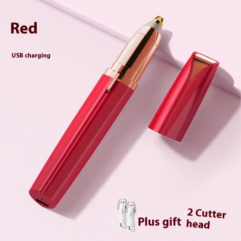 Rasoir électrique indolore pour femmes, épilateur rechargeable pour sourcils et visage 9