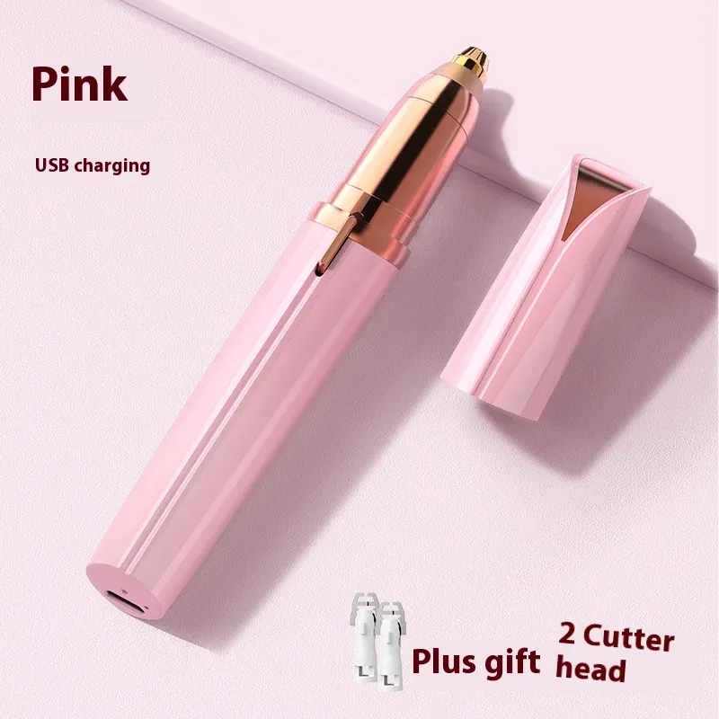 Rasoir électrique indolore pour femmes, épilateur rechargeable pour sourcils et visage 8