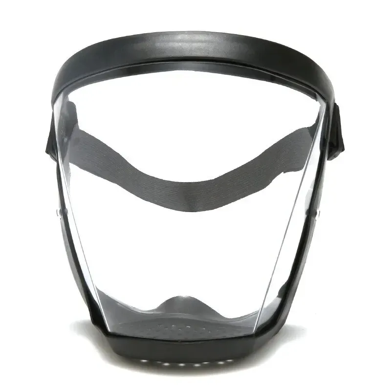 Visière de protection transparente anti-poussière et anti-buée haute définition, pour soudage, montée sur casque, protection complète du visage, 1 pièce 4