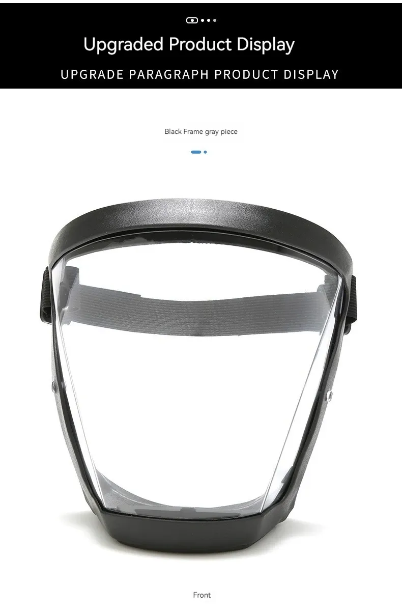 Masque transparent anti-poussière et anti-buée, vue détaillée 16