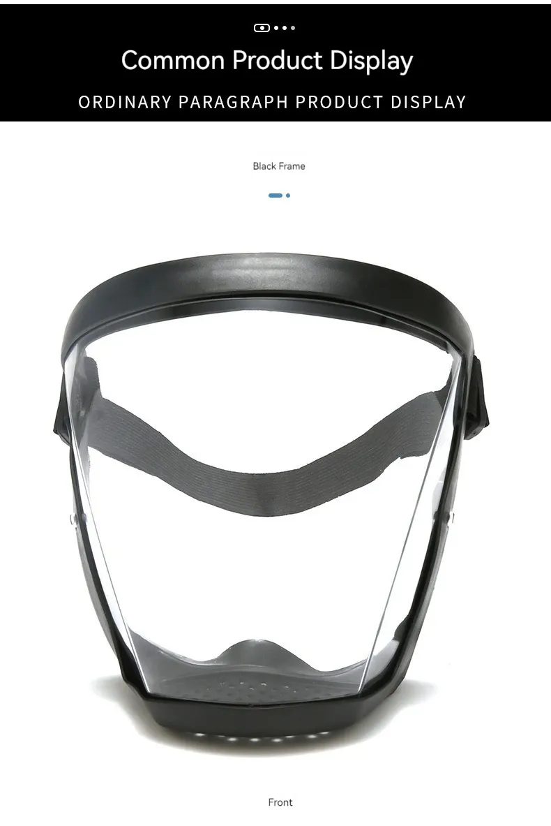 Masque transparent anti-poussière et anti-buée, vue détaillée 14