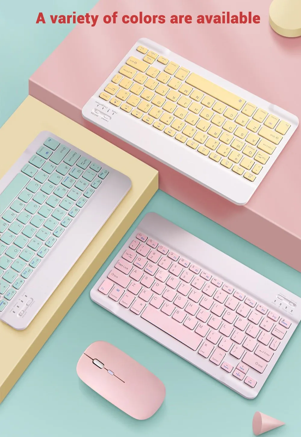 Vue détaillée du clavier et de la souris
