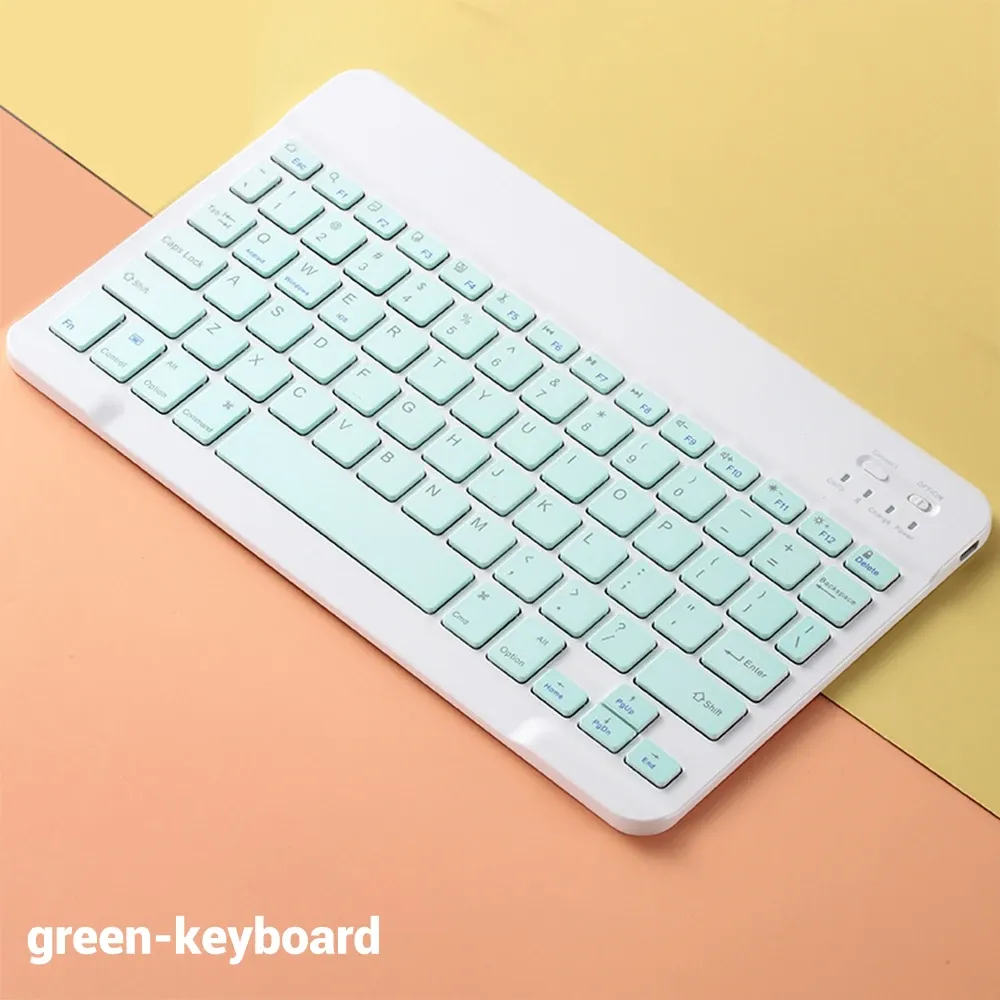 Clavier et souris Bluetooth sans fil compact pour tablette et smartphone, compatible iPad, Android, iOS et Windows 12