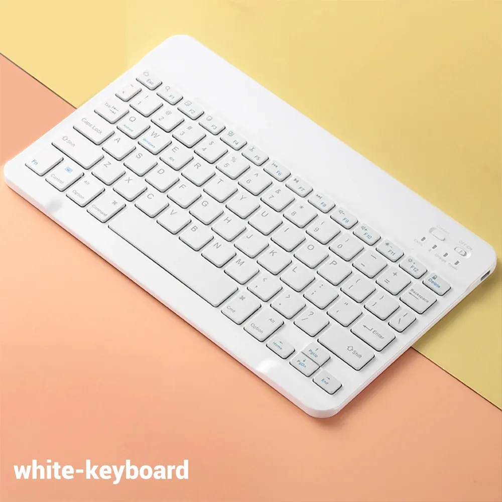 Clavier et souris Bluetooth sans fil compact pour tablette et smartphone, compatible iPad, Android, iOS et Windows 11