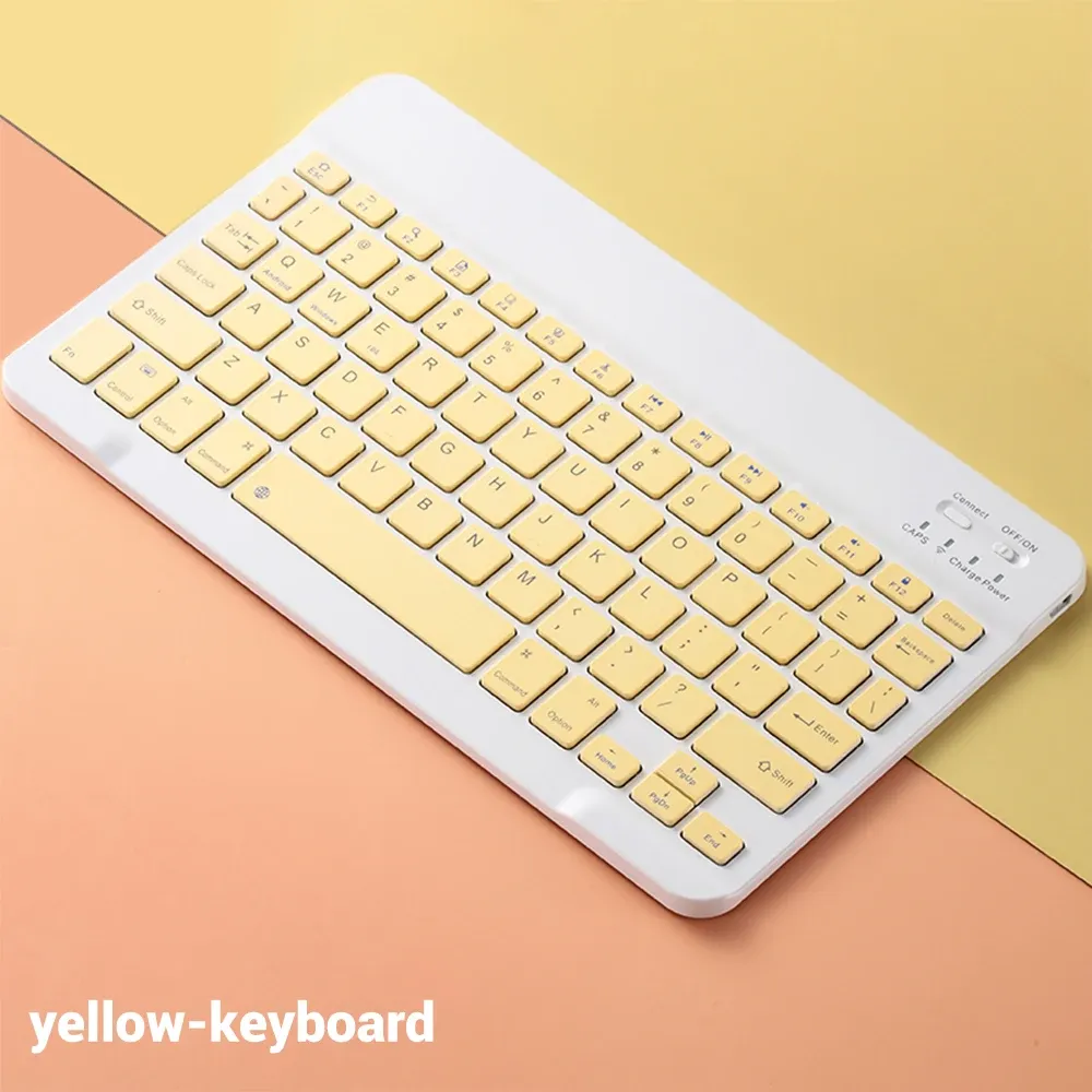 Clavier et souris Bluetooth sans fil compact pour tablette et smartphone, compatible iPad, Android, iOS et Windows 14