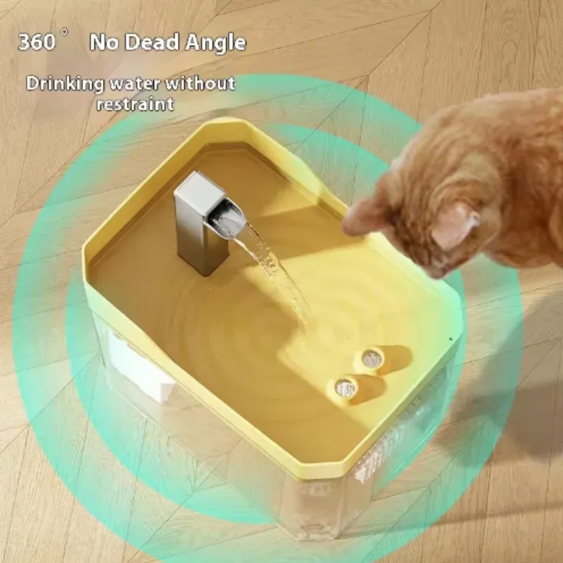 Fontaine à eau USB pour chat, détail du filtre