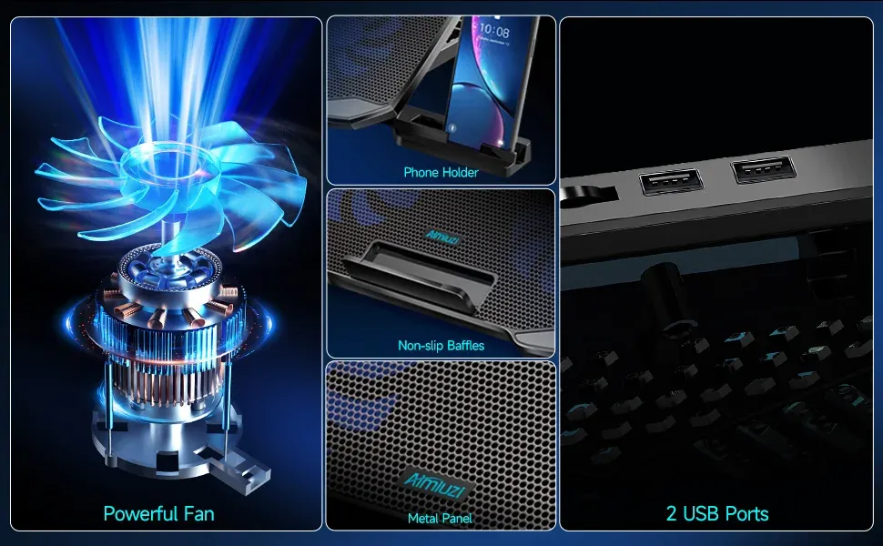 Réglages de hauteur du support COOLCOLD