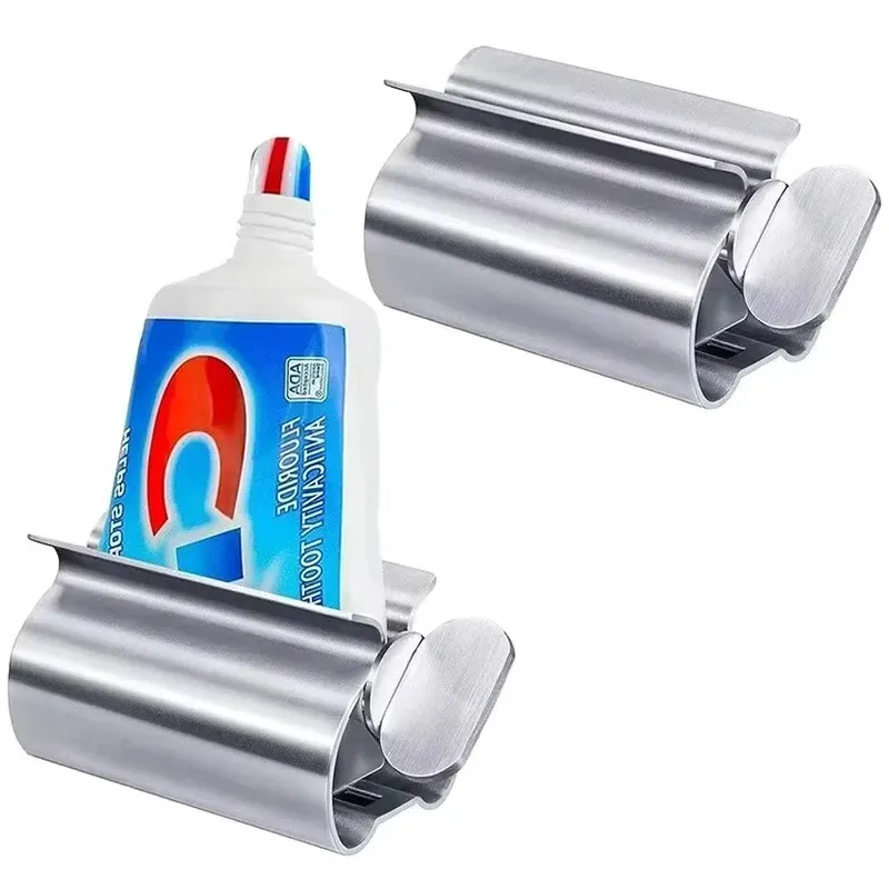 Presse-tube rotatif en acier inoxydable pour dentifrice, pommades et cosmétiques 4