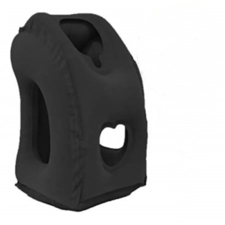 Oreiller de voyage gonflable, oreiller d'avion avec valve brevetée, accessoire de voyage avec soutien du cou et de la tête 6