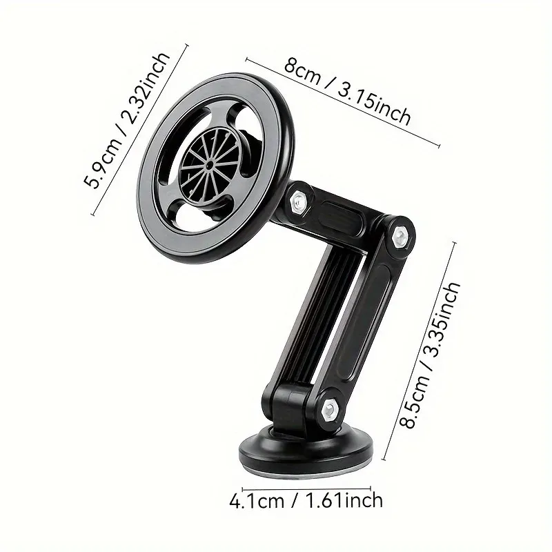 Support magnétique universel pour téléphone de voiture, rotatif, en PC étanche, compatible avec tous les smartphones (1 pièce) 4