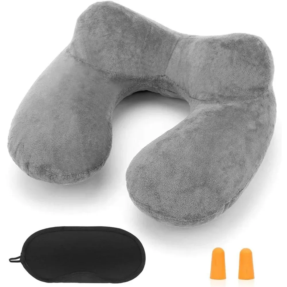 Oreiller de voyage gonflable accessoires inclus