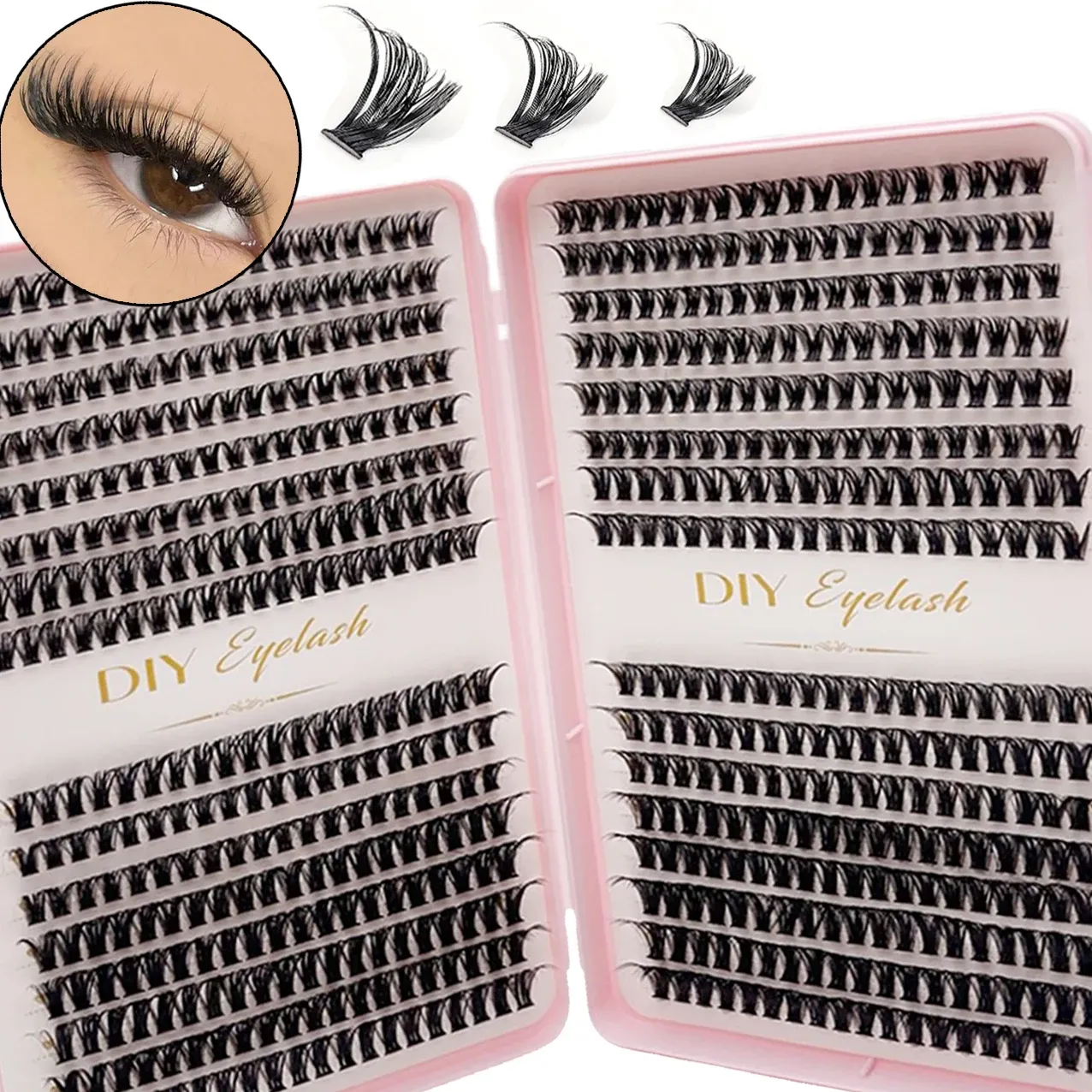 Faux cils DIY D-Curl, aspect naturel
