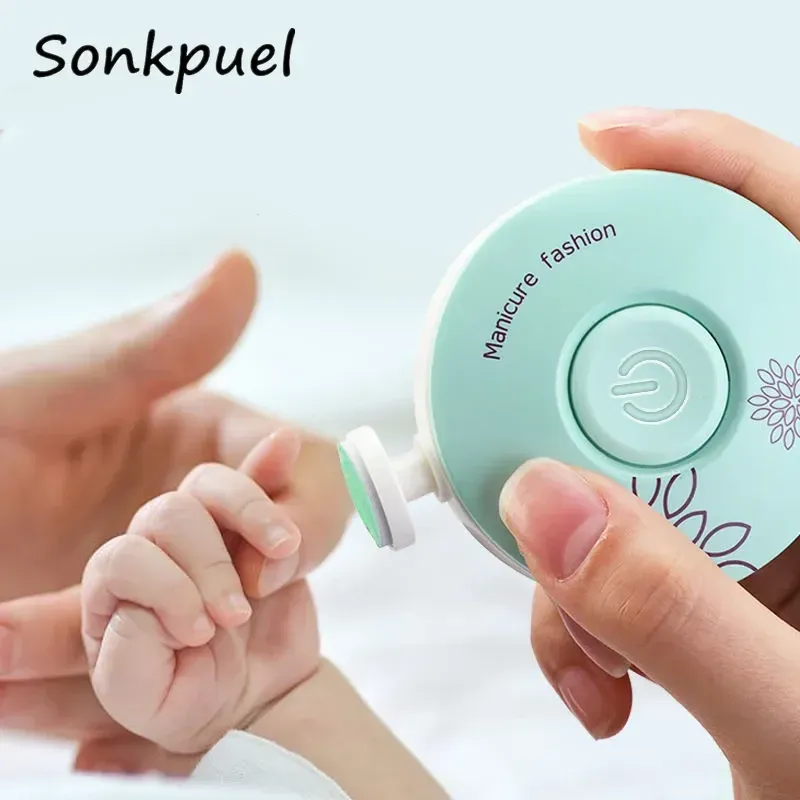 Coupe-ongles électrique pour bébé, lime à ongles pour enfant, kit de soins pour bébé, set de manucure, coupe facile, coupe-ongles pour nouveau-né