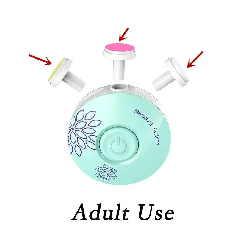 Coupe-ongles électrique pour bébé, lime à ongles pour enfant, kit de soins pour bébé, set de manucure, coupe facile, coupe-ongles pour nouveau-né 6