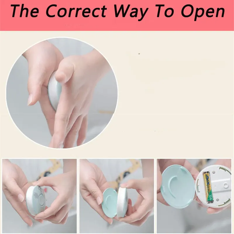 Coupe-ongles électrique pour bébé, en situation