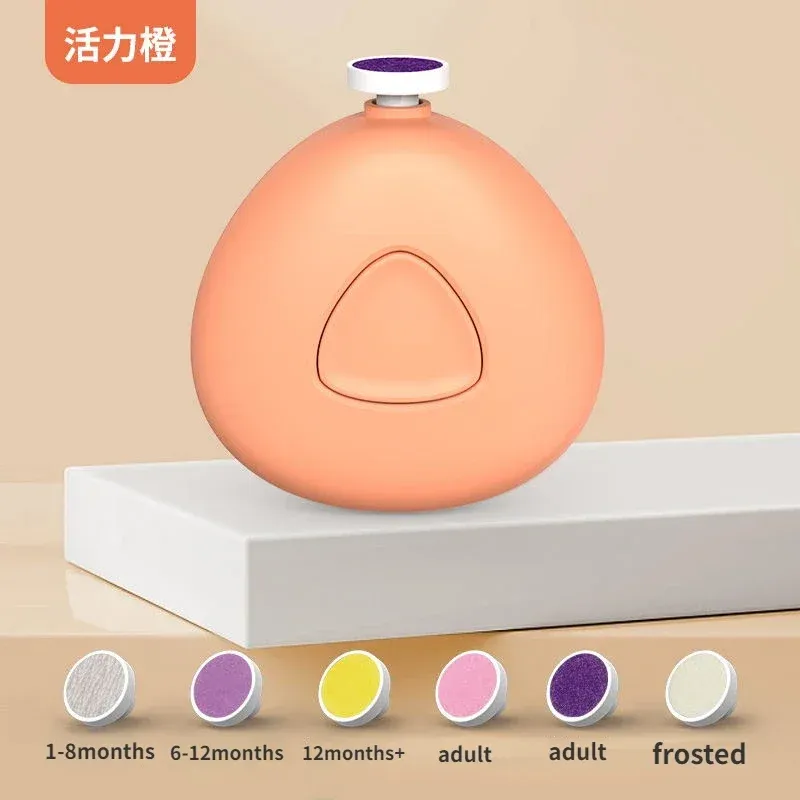 Coupe-ongles électrique pour bébé, lime à ongles pour enfant, kit de soins pour bébé, set de manucure, coupe facile, coupe-ongles pour nouveau-né 8