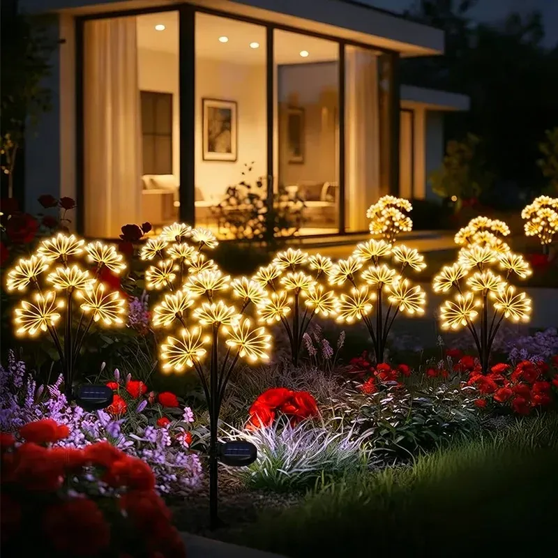 Détail des lumières solaires décoratives